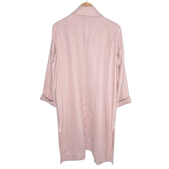 EUC Eileen Fisher Organic Cotton Pink Knee Length Sz M - Picture 6 of 9